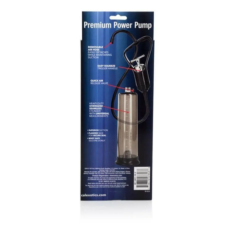 помпа california exotic novelties apollo premium power pump, серая в Воронеже
