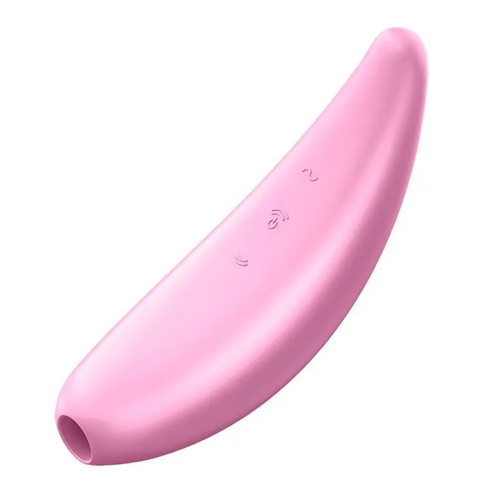 вакуум-волновой бесконтактный стимулятор клитора satisfyer curvy 3+, розовый в Воронеже