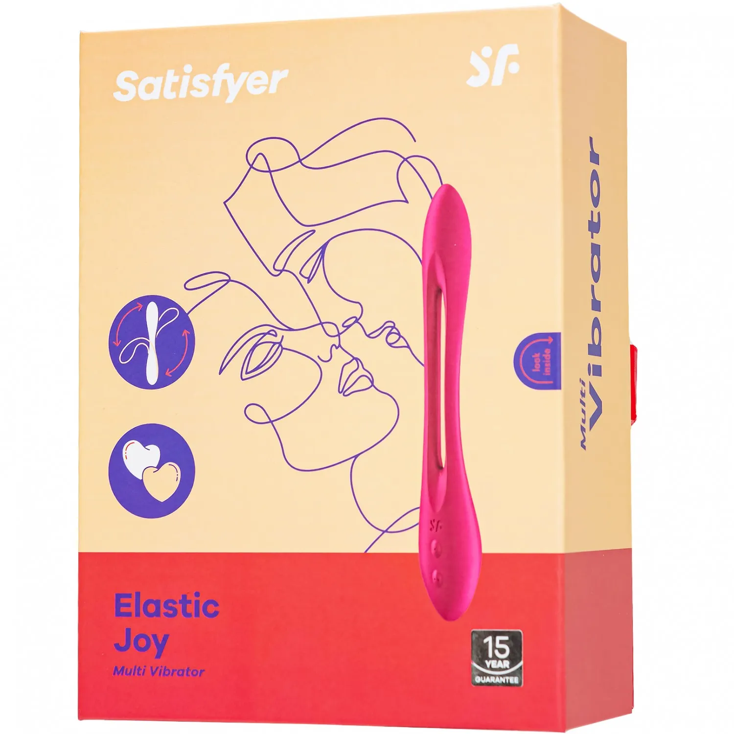 мультифункциональный вибратор satisfyer elastic joy red 007595sa в Воронеже