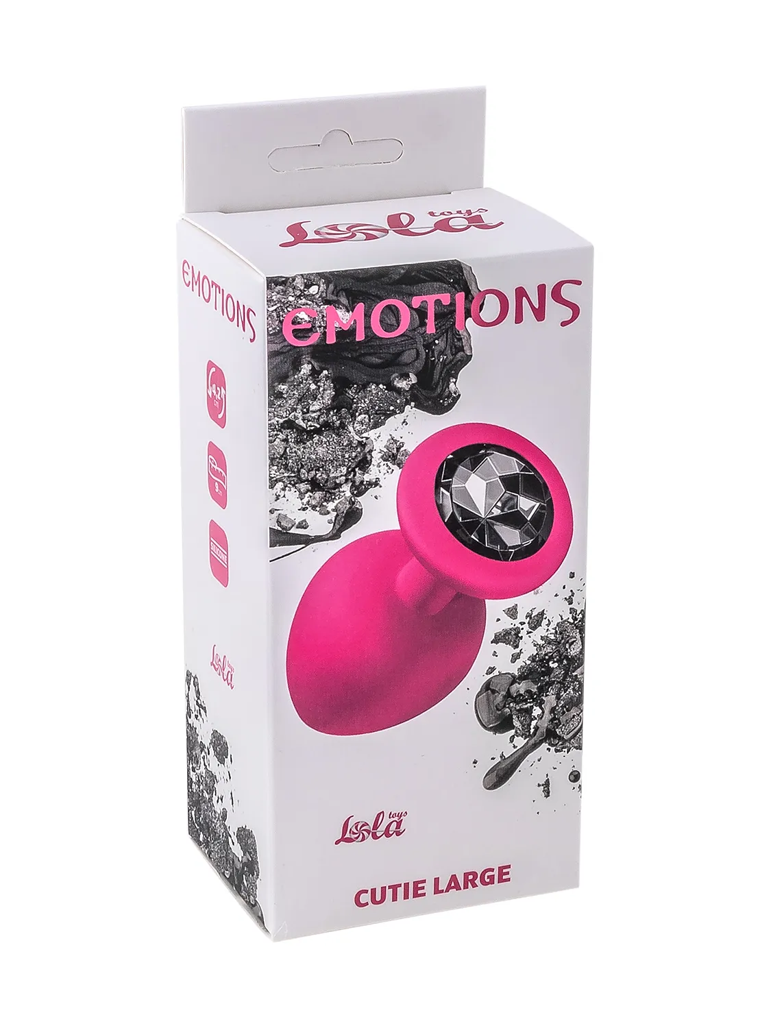 анальная пробка emotions cutie large pink black crystal 4013-01lola в Воронеже