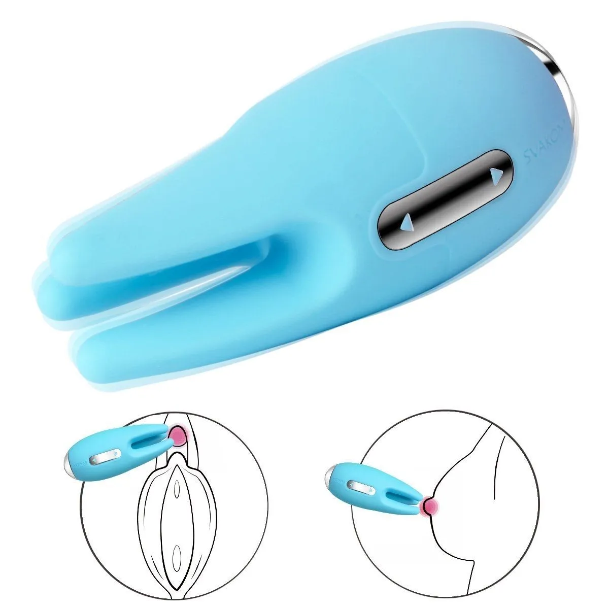 универсальный массажер svakom cookie, голубой в Воронеже