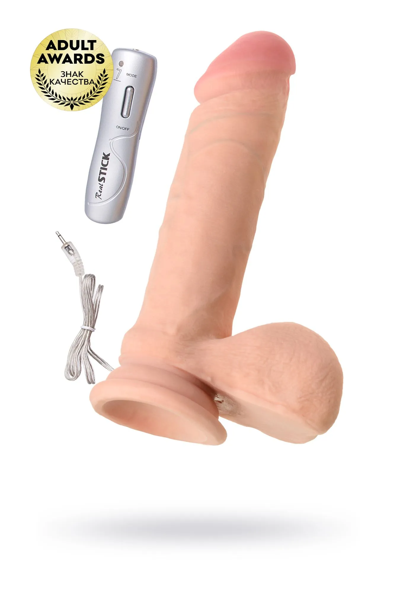 Ротатор TOYFA RealStick Elite Brandon, SoftSkin, телесный