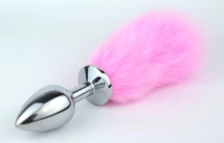 пробка металлическая с розовым хвостиком размер s 47160-mm в Воронеже