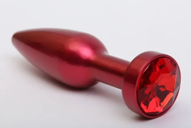 пробка металл красная с красным стразом 11,2х2,9см 47199-4mm в Воронеже