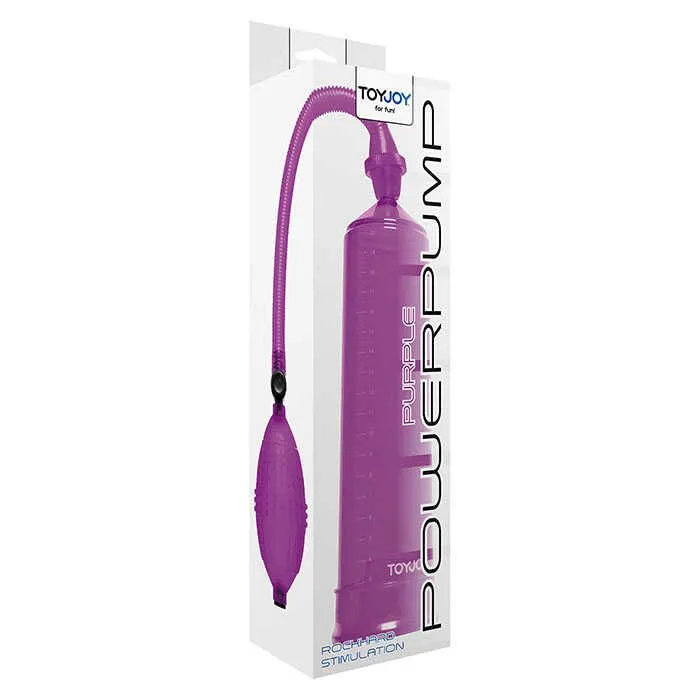 помпа вакуумная toy joy power pump purple, фиолетовая в Воронеже