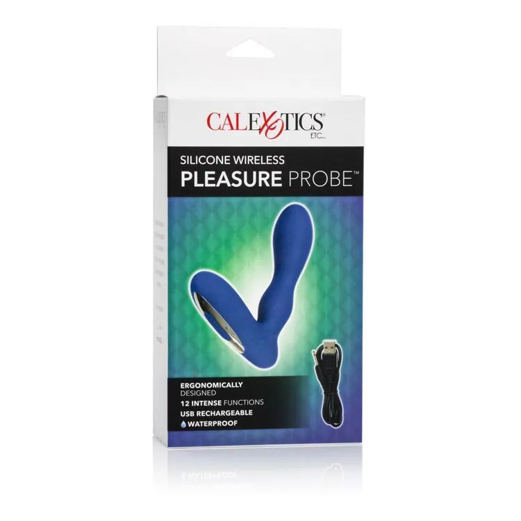 стимулятор простаты california exotic novelties wireless pleasure probe, синий в Воронеже