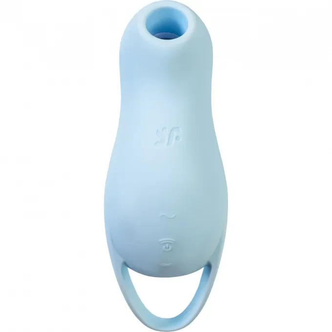 вакуум-волновой стимулятор клитора с вибрацией satisfyer pocket pro 1, силикон, голубой, 13,9 см в Воронеже