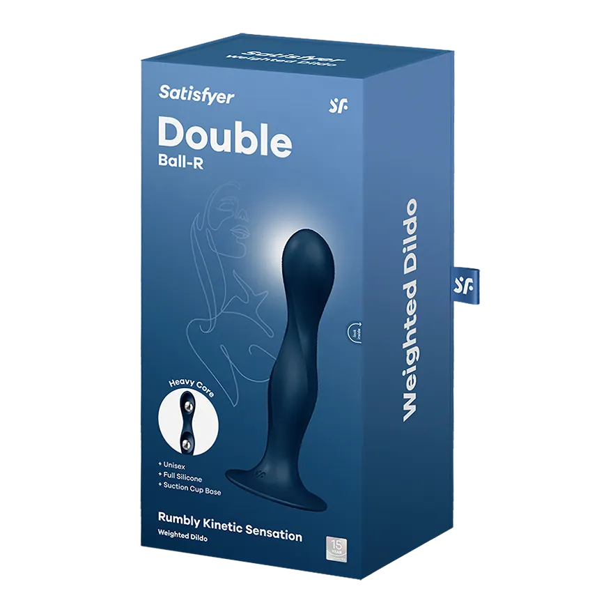 Анальная Пробка Satisfyer Double Ball-R dark blue 048673SA