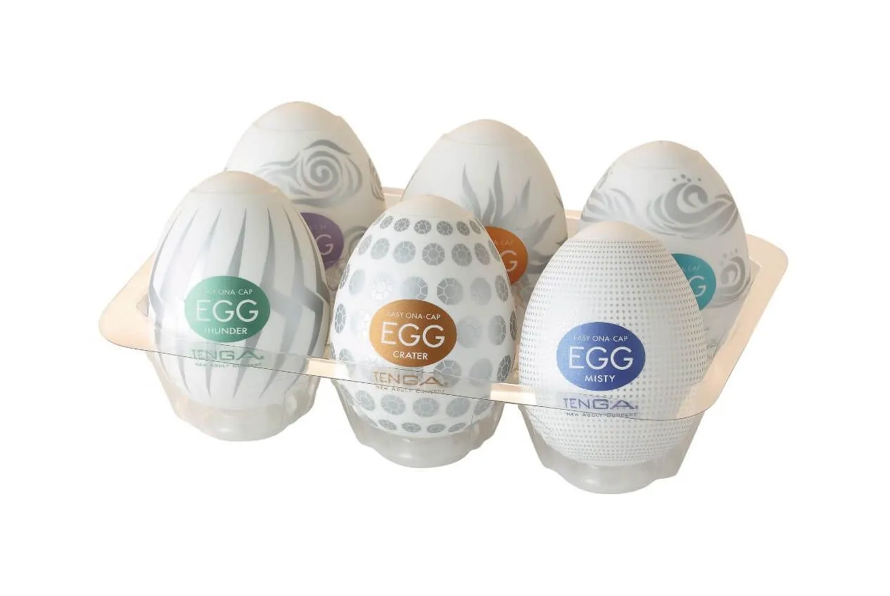 Набор мастурбаторов Tenga Egg №2, 6 шт