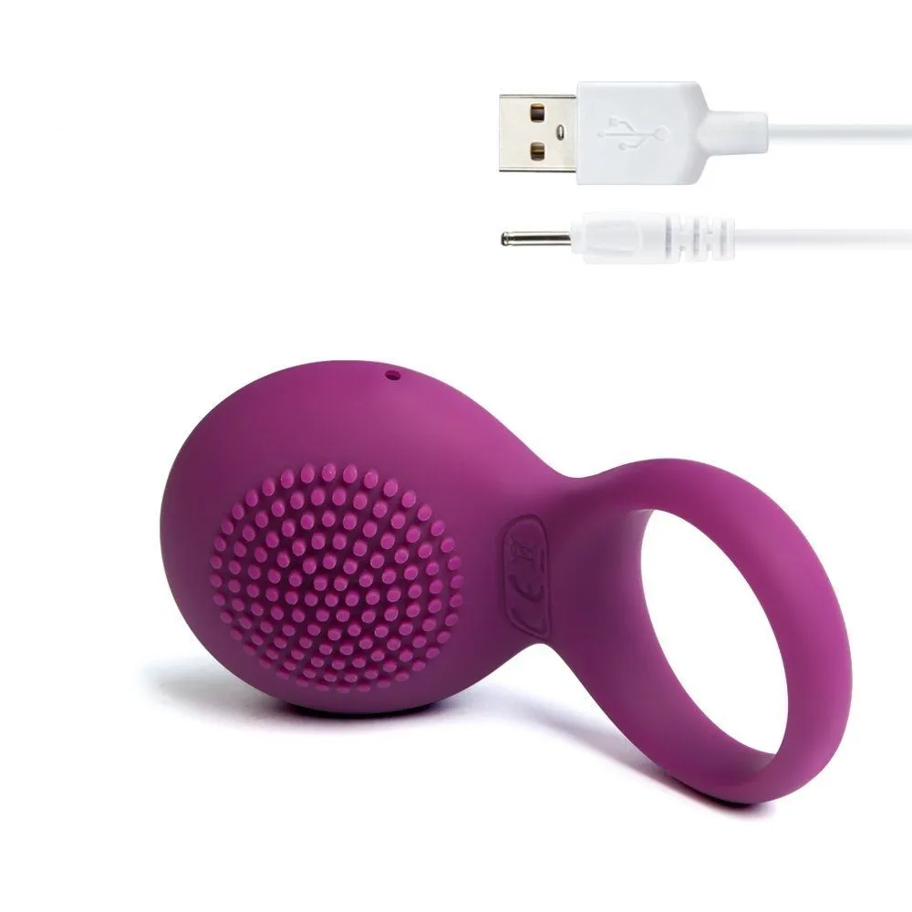 виброкольцо со стимулятором svakom tyler, фиолетовое в Воронеже