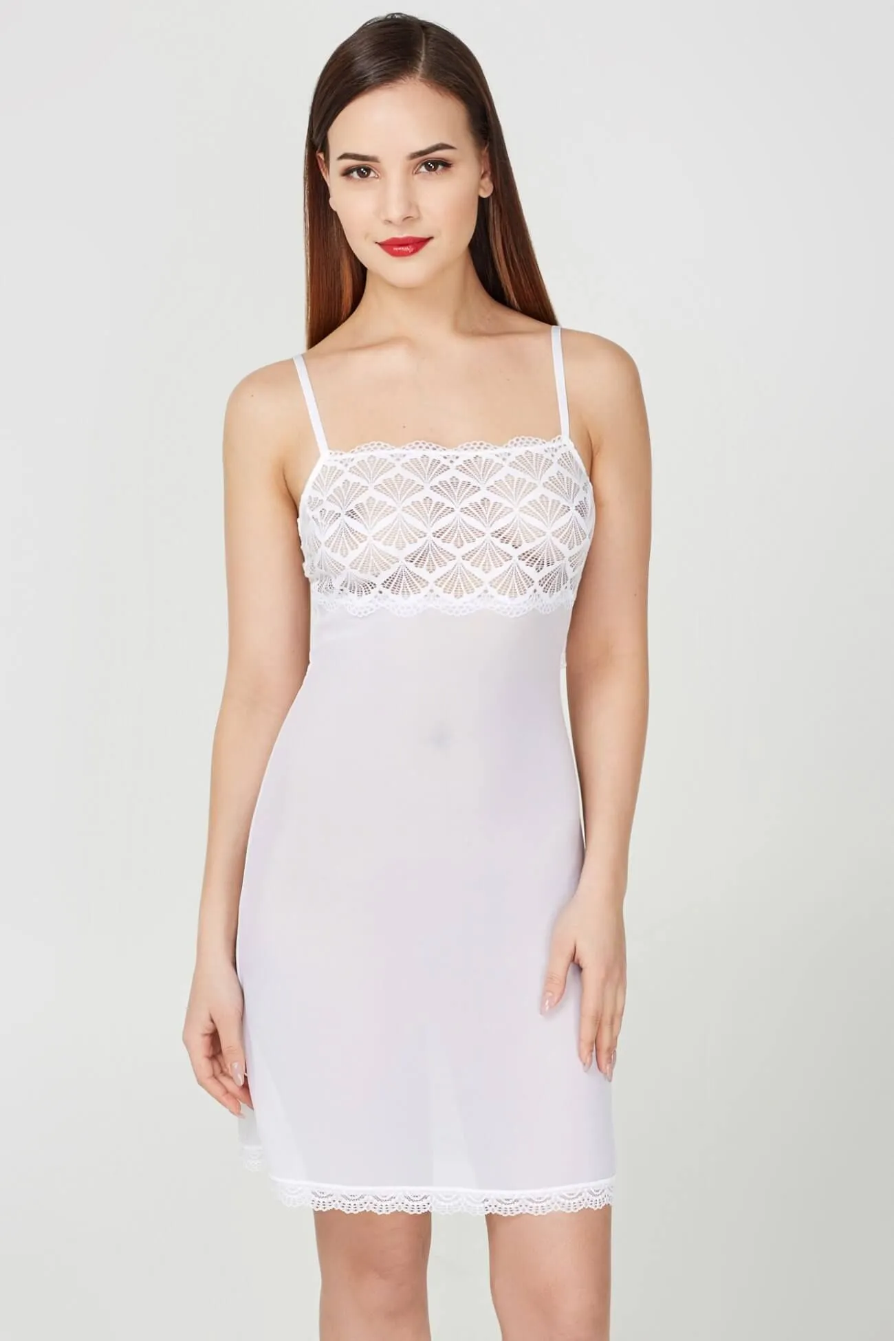 Эротическое ночная сорочка infinity lingerie arlana белая, m в Воронеже