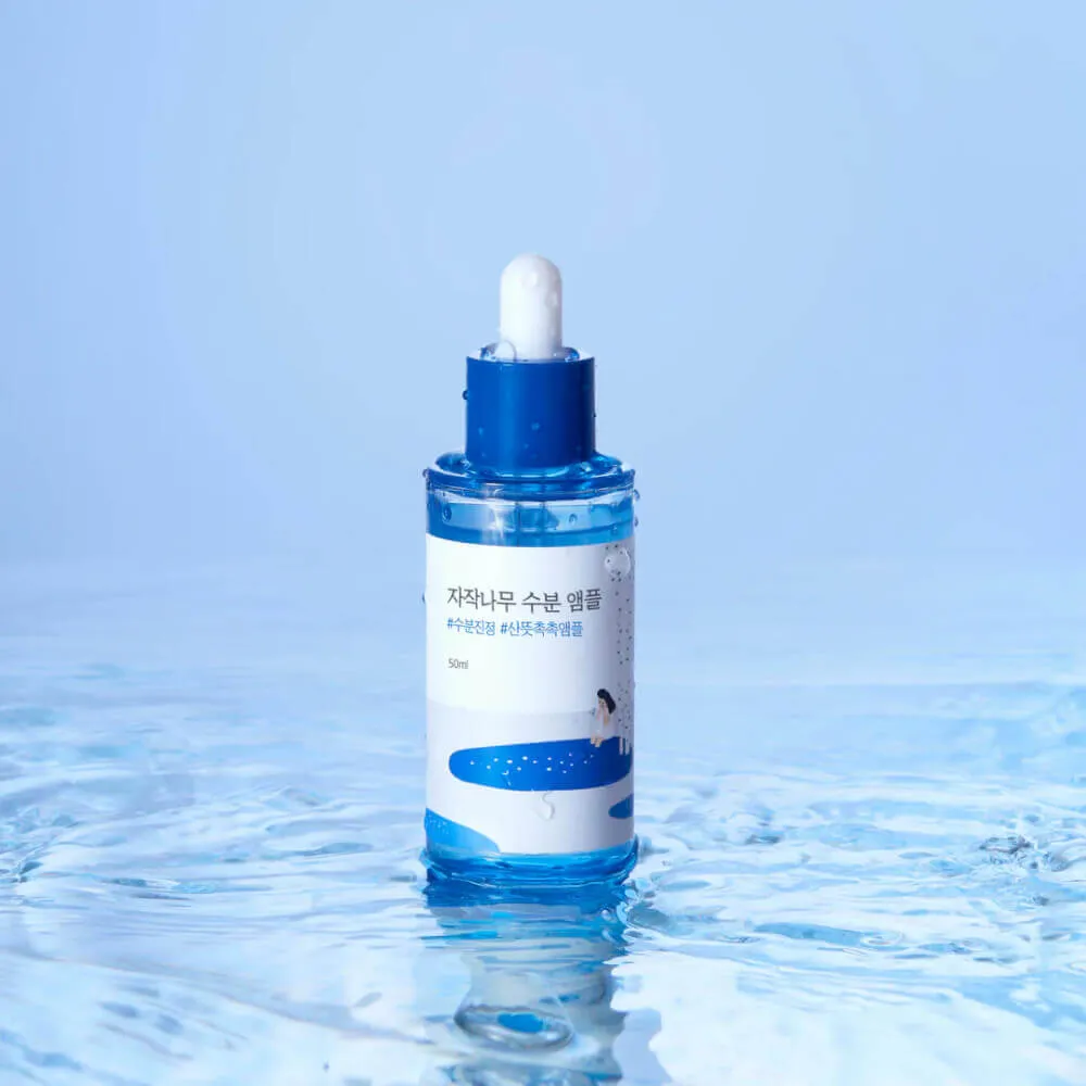 round lab birch juice moisturizing ampoule, липосомальная ампула для интенсивного увлажнения 50 мл в Воронеже