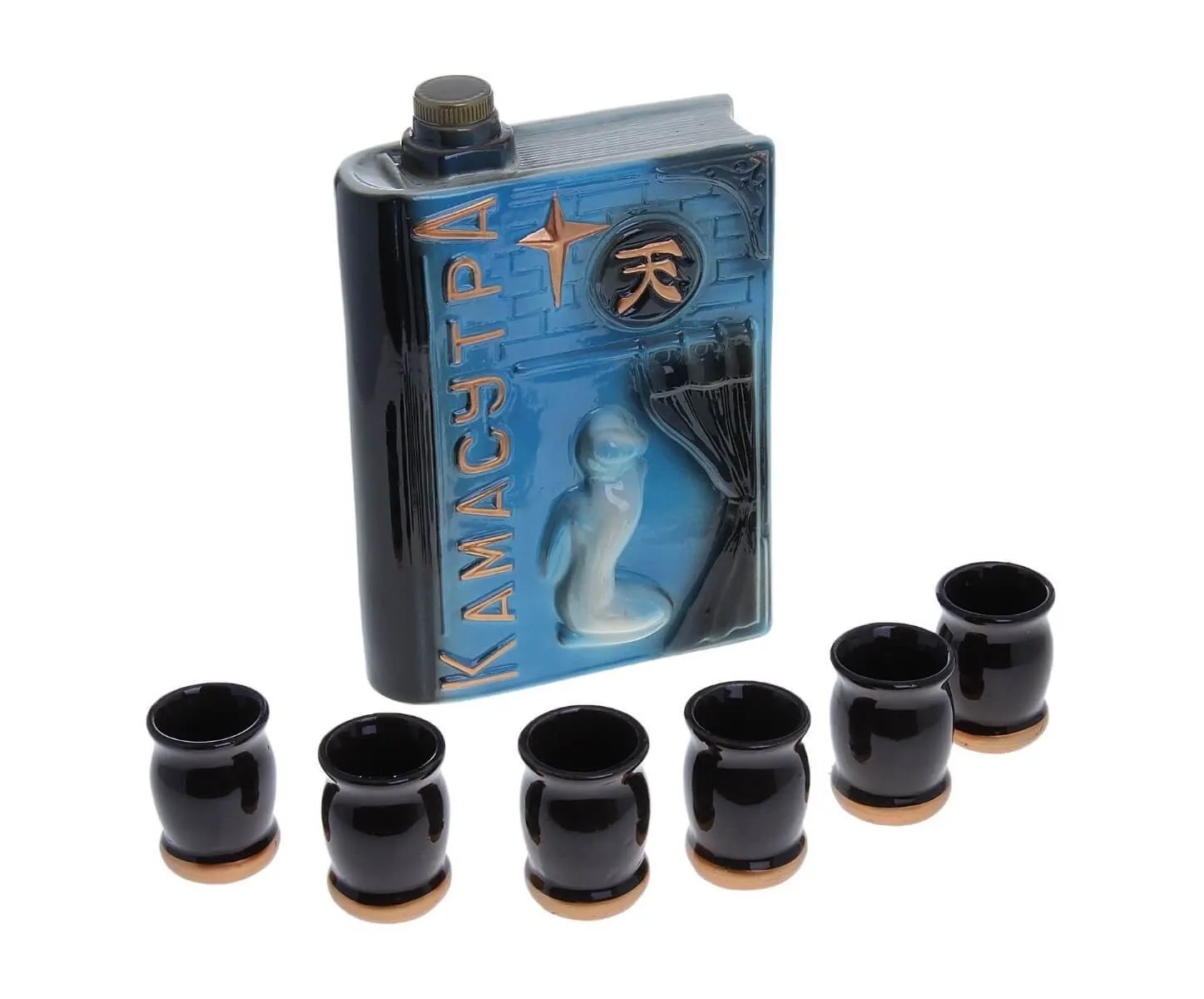 Штоф с рюмками "Камасутра", 7 предметов