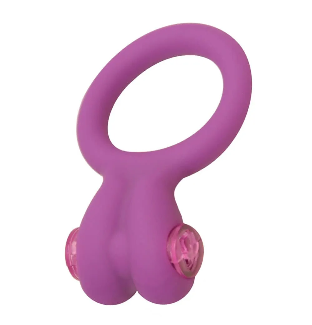 виброкольцо juicy toyz виброзайчик, розовое в Воронеже