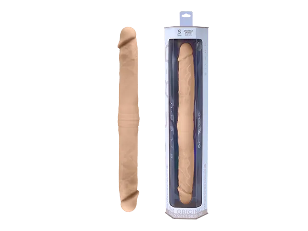 фаллоимиатор термоактивный из silexpan 15" двухголовый 222073al в Воронеже