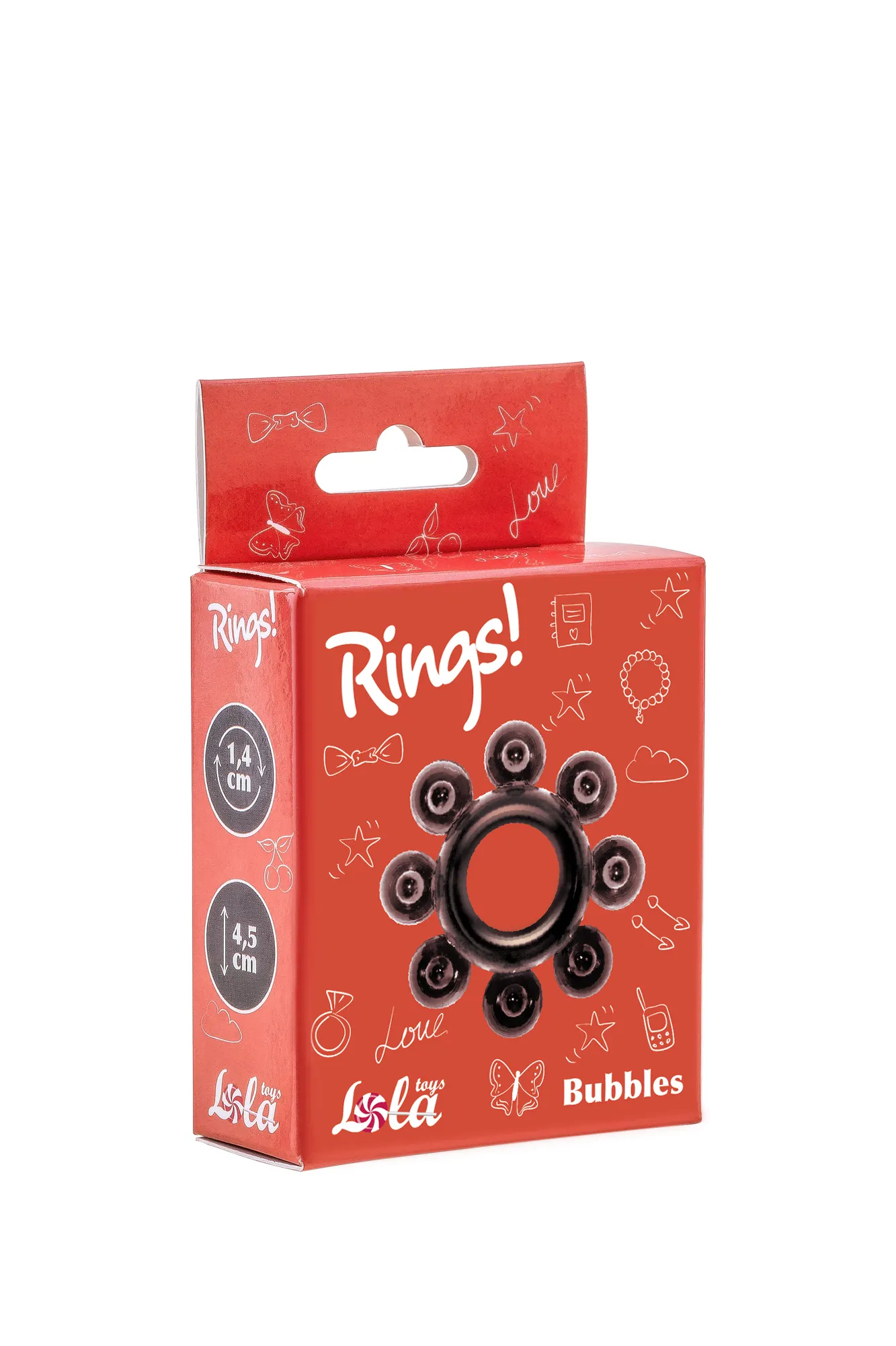 эрекционное кольцо rings bubbles black 0112-31lola в Воронеже