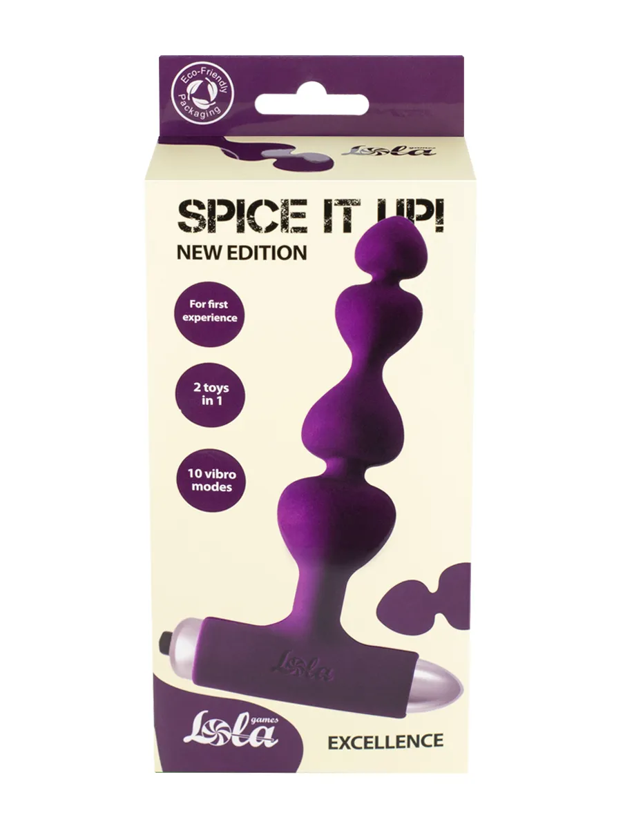 анальная пробка с вибрацией spice it up new edition excellence ultraviolet 8016-04lola в Воронеже