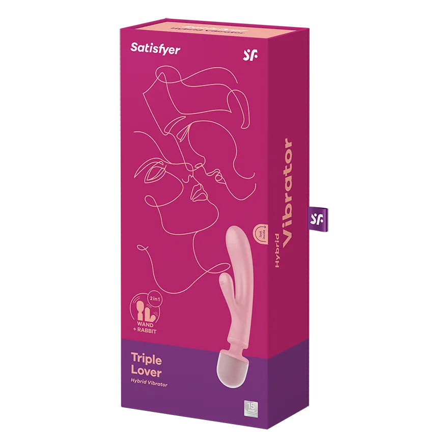 вибратор 2 в 1 satisfyer triple lover pink 018218sa в Воронеже