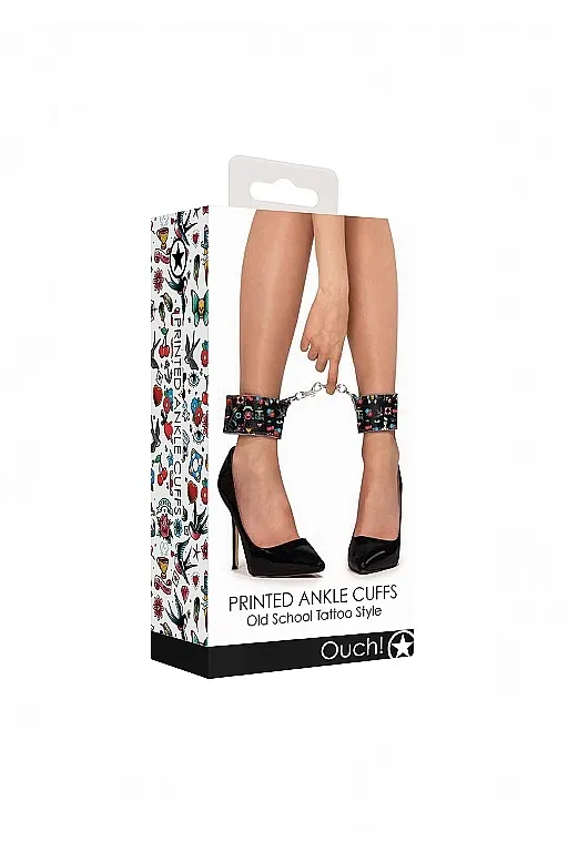 наножники на цепочке printed ankle cuffs old school tattoo style в Воронеже