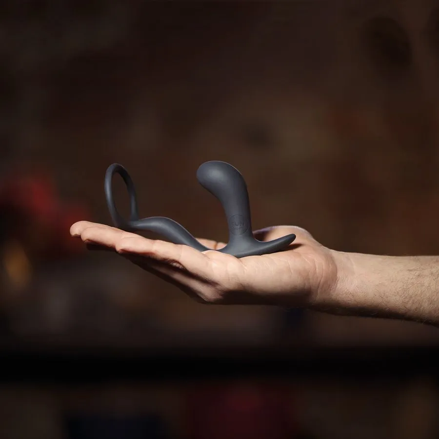 кольцо эрекционное с пробкой fun factory bootie ring, чёрное в Воронеже