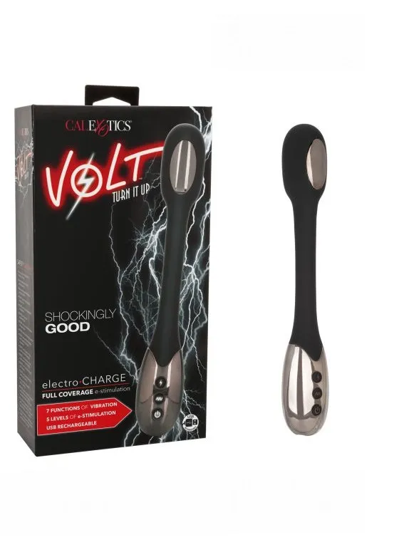 Гибкий вибромассажер с электростимуляцией Electro-Charge