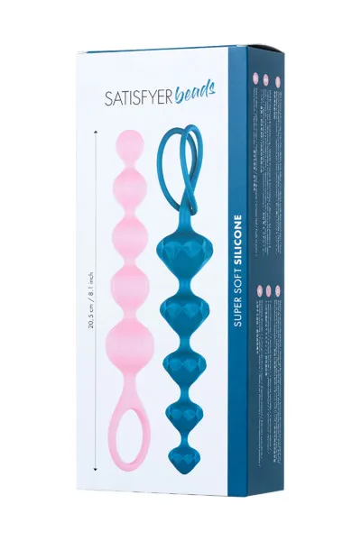 набор из 2 цепочек satisfyer beads colored 000862sa в Воронеже