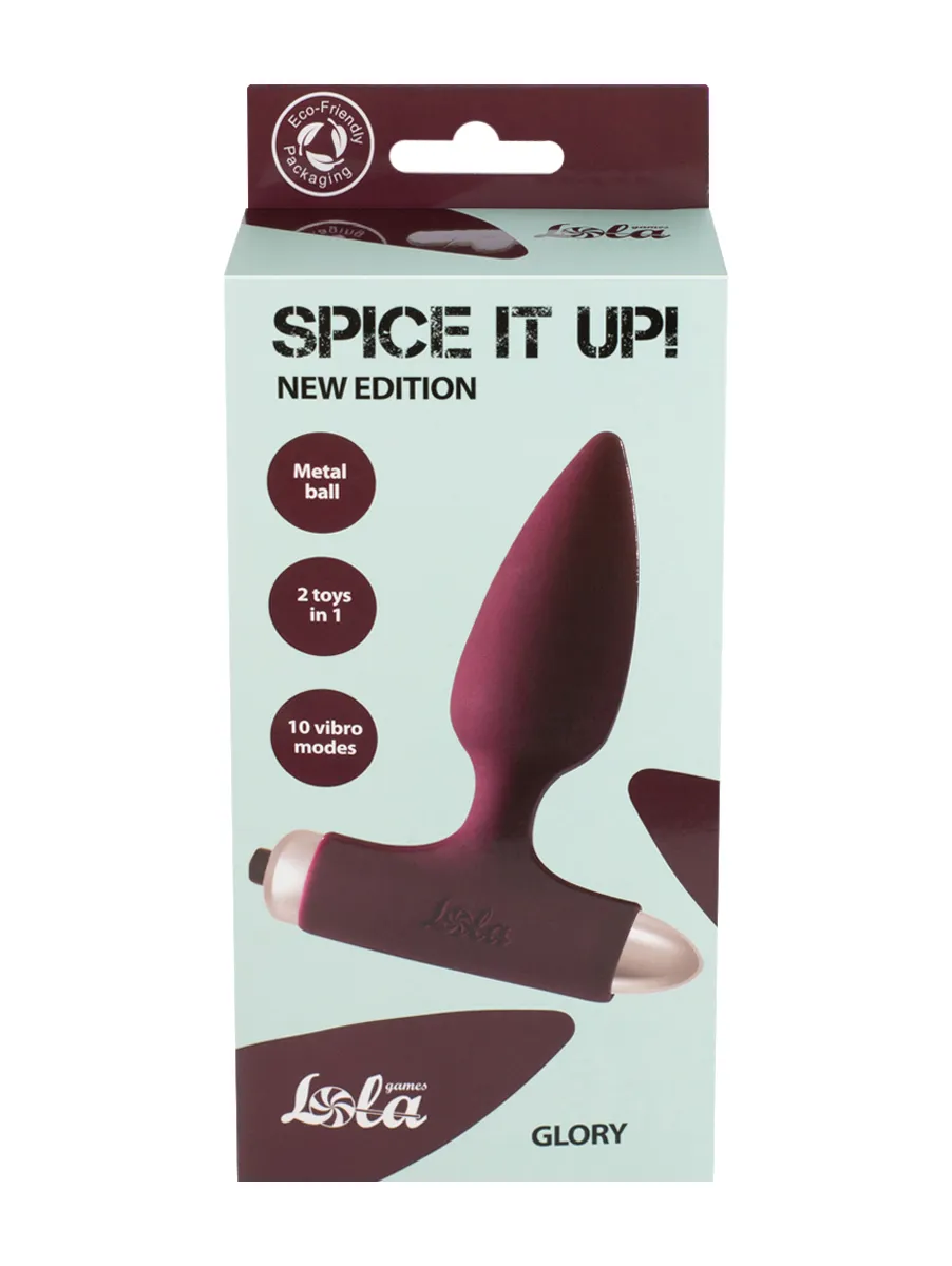 анальная пробка с вибрацией spice it up new edition glory wine red 8015-03lola в Воронеже