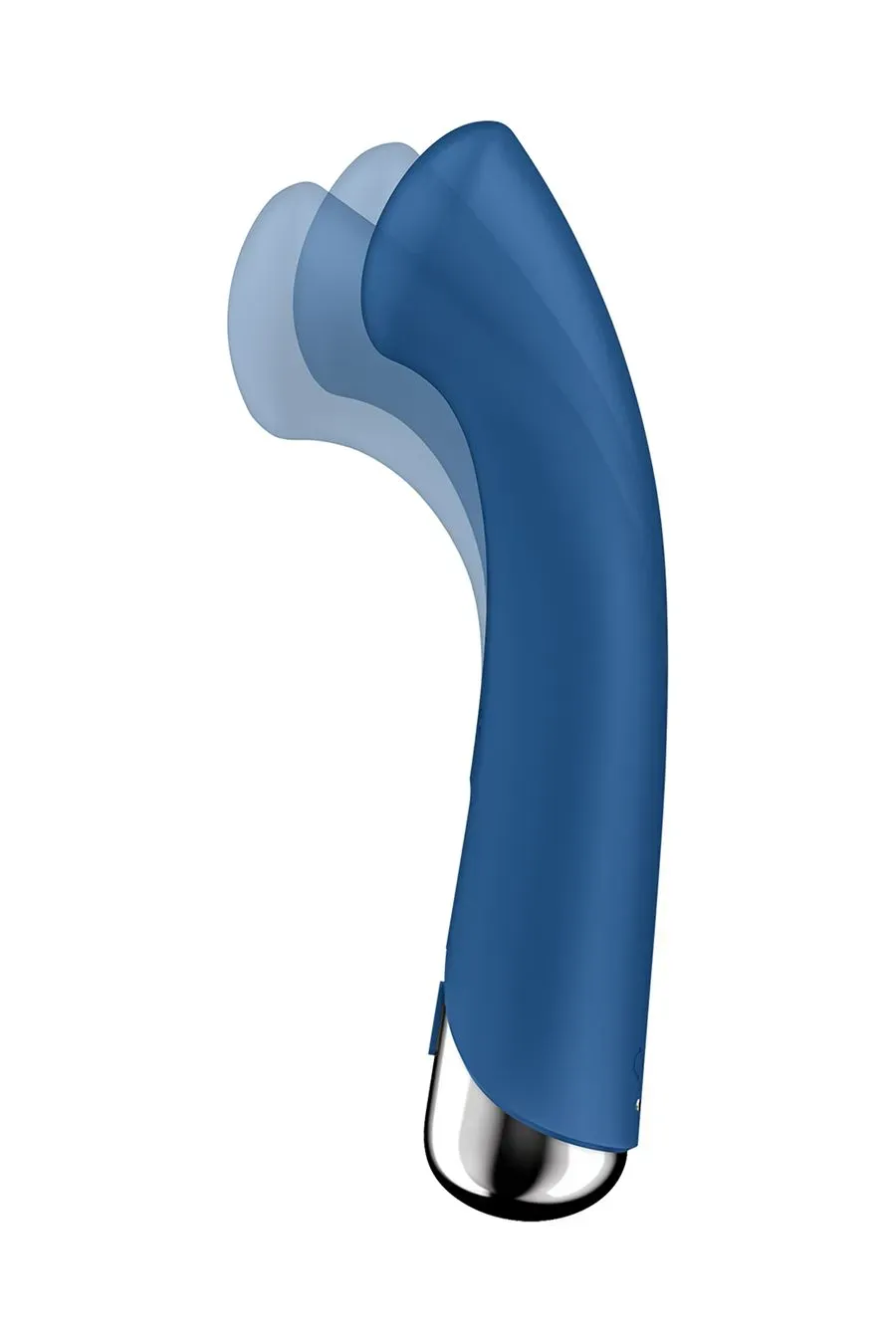 вибратор для точки g с ротацией satisfyer spinning g-spot 1, силикон, синий, 16,8 см в Воронеже