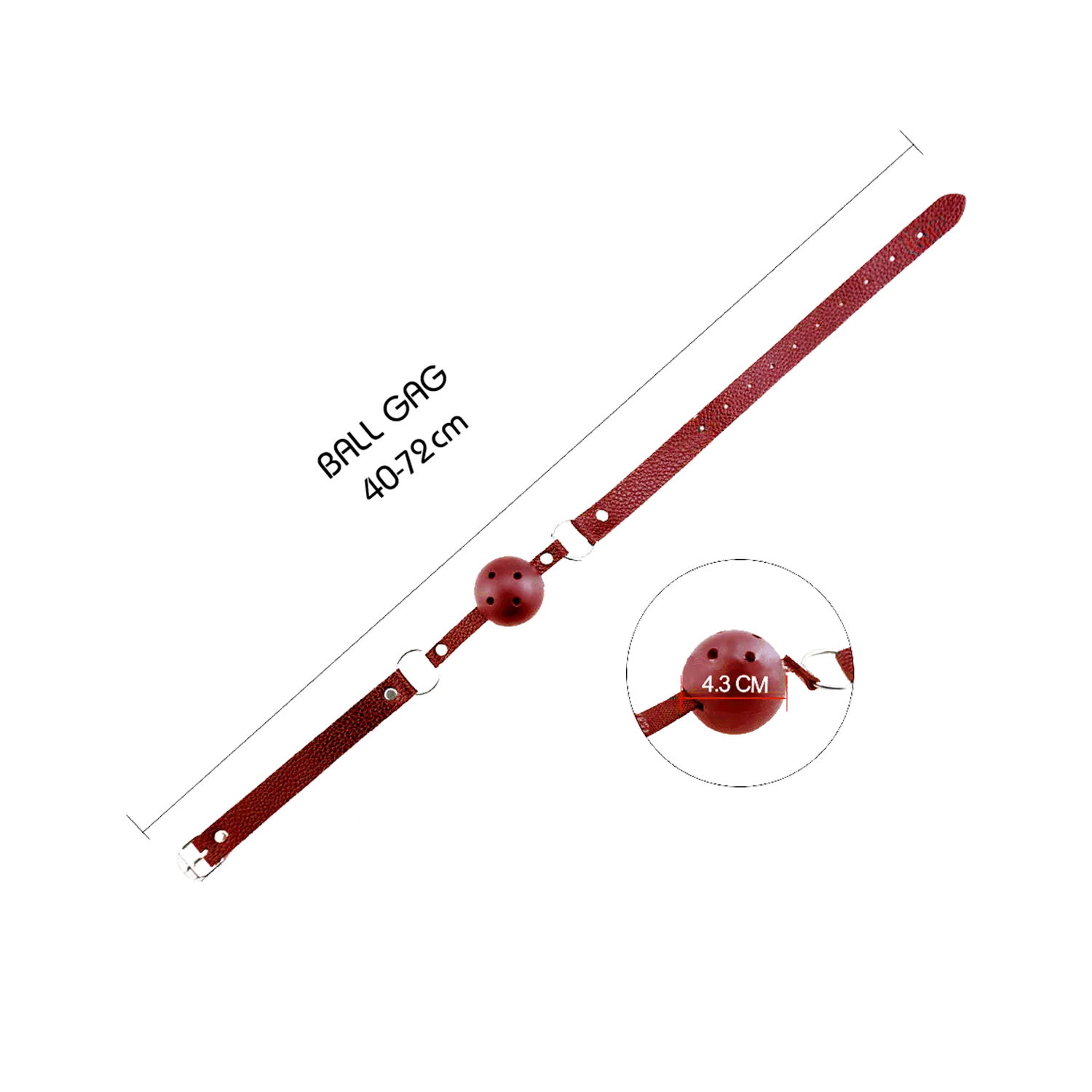 кляп discretion red ball gag 33569al в Воронеже