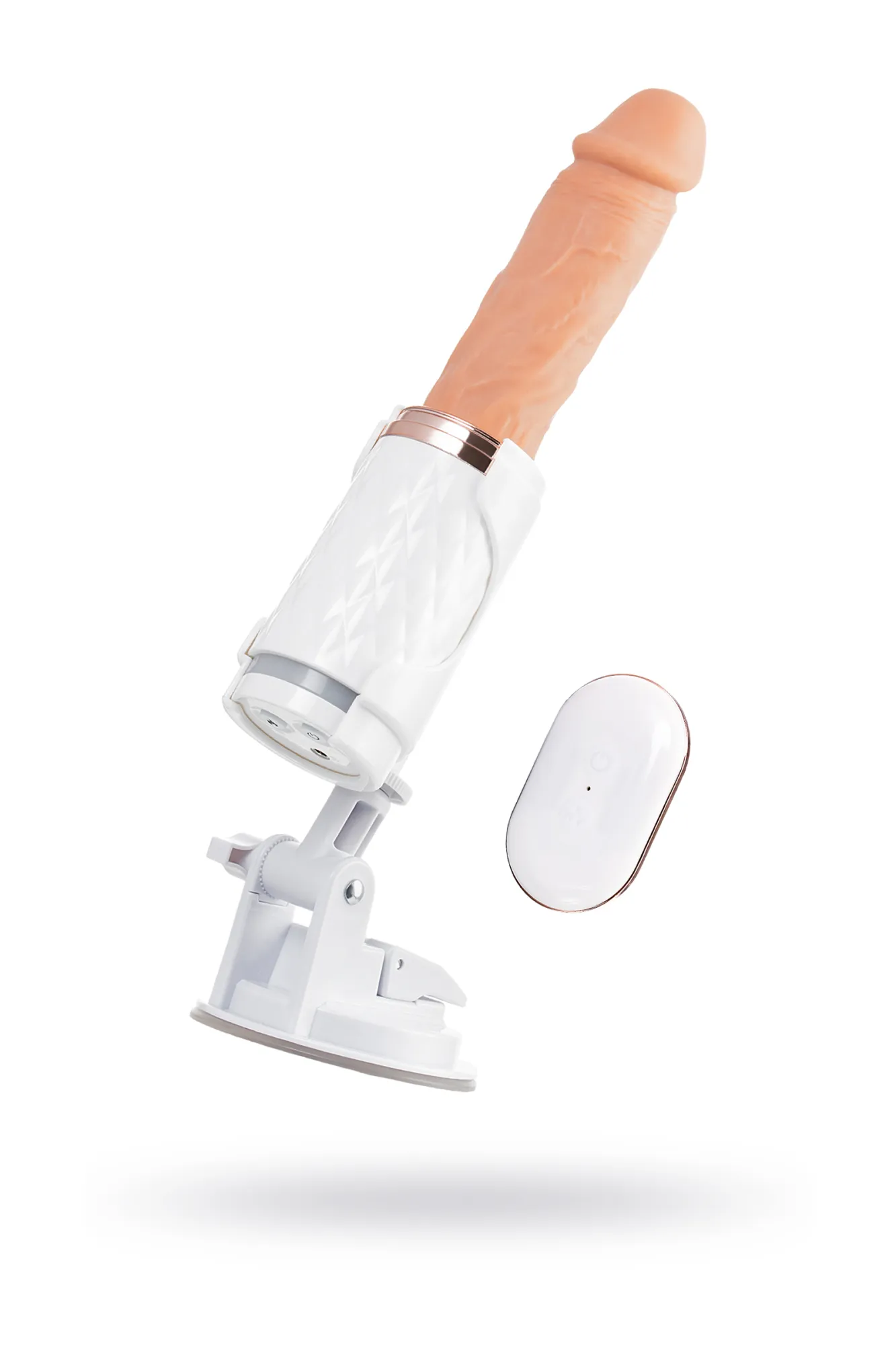 Секс-машина Sekster, MotorLovers, ABS, белая, 29 см