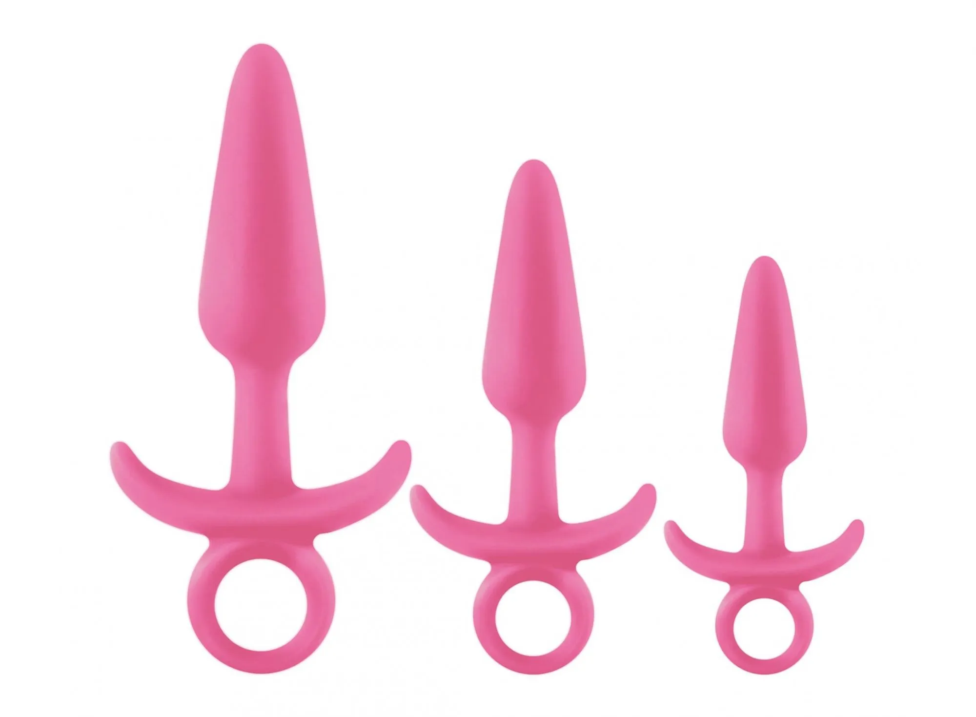 набор анальных пробок ns novelties firefly prince kit, розовый в Воронеже