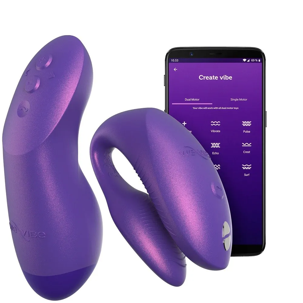 вибростимулятор we-vibe chorus pro с пультом ду, фиолетовый в Воронеже