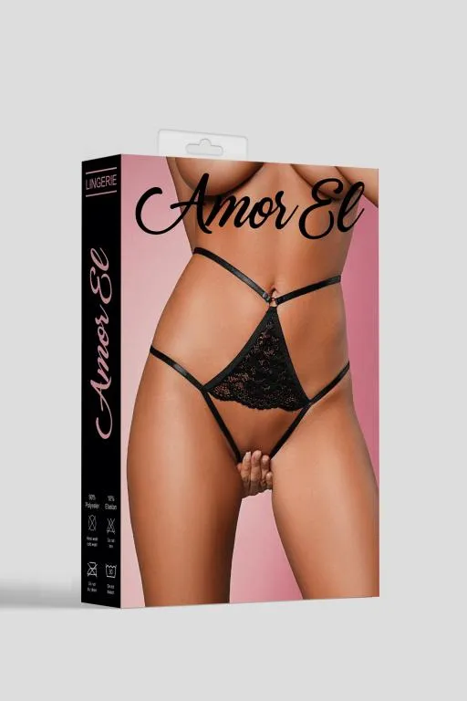 Эротическое откровенные трусики с доступом m black в Воронеже