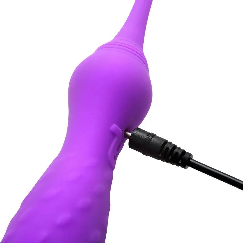 вибратор adrien lastic 2х со сменными насадками, фиолетовый в Воронеже