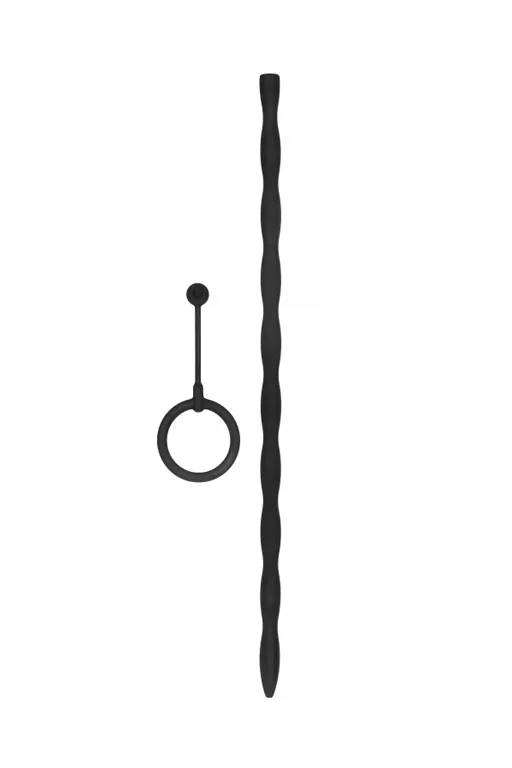 стимулятор уретры с кольцом на головку silicone plug & cock ring set в Воронеже