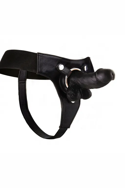 страпон с кожаными трусиками realistic - 6 inch в Воронеже