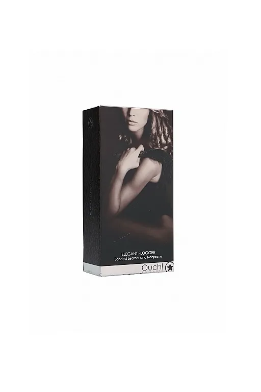 многохвостая гладкая плеть (флогер) elegant flogger в Воронеже