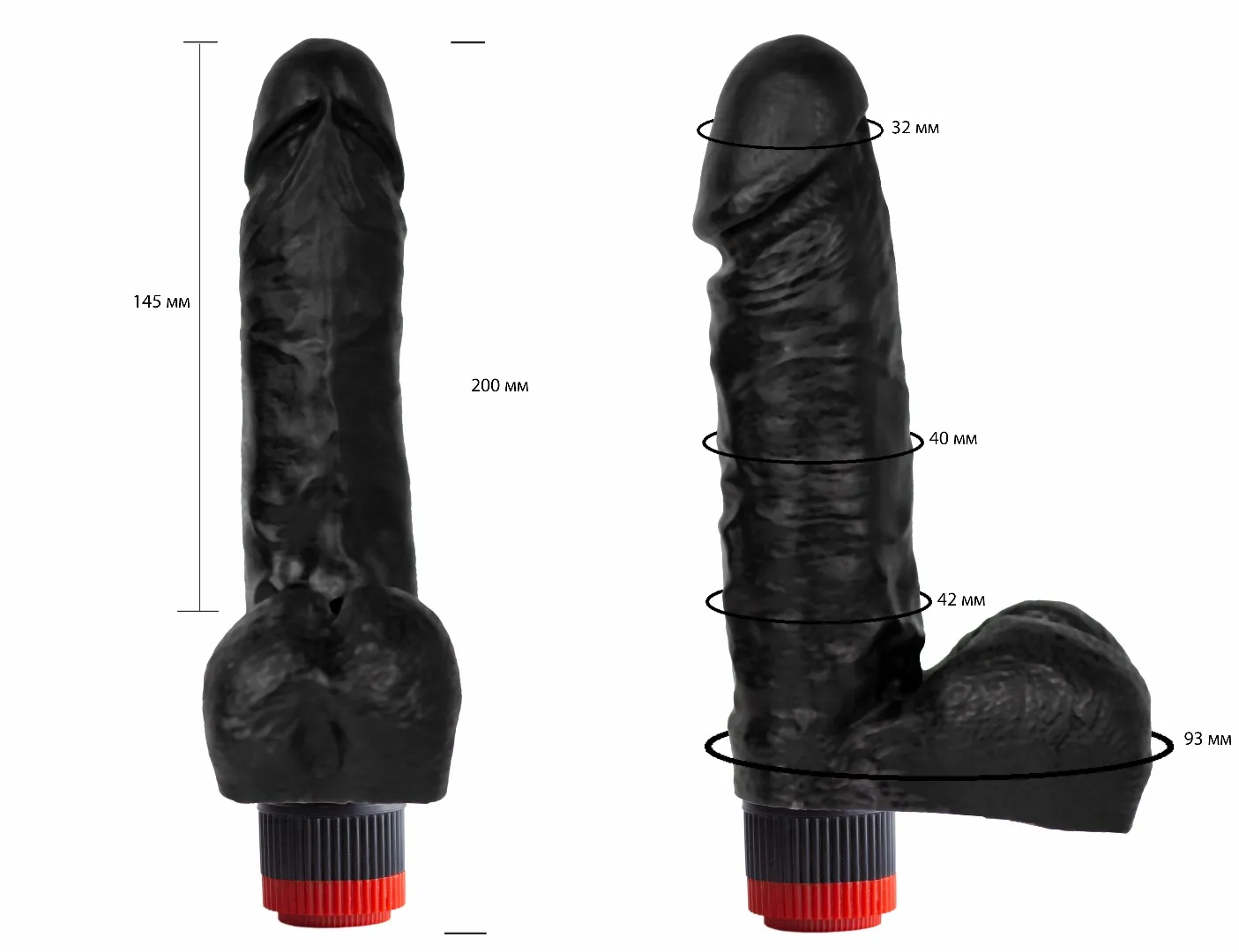 вибромассажер черный  411400ru в Воронеже