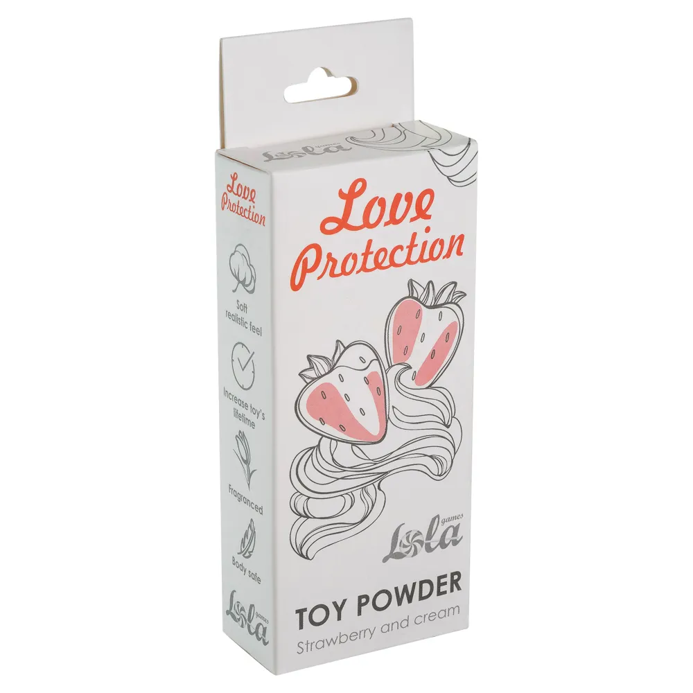 пудра для игрушек ароматизированная love protection клубника со сливками 15гр 1820-00lola в Воронеже