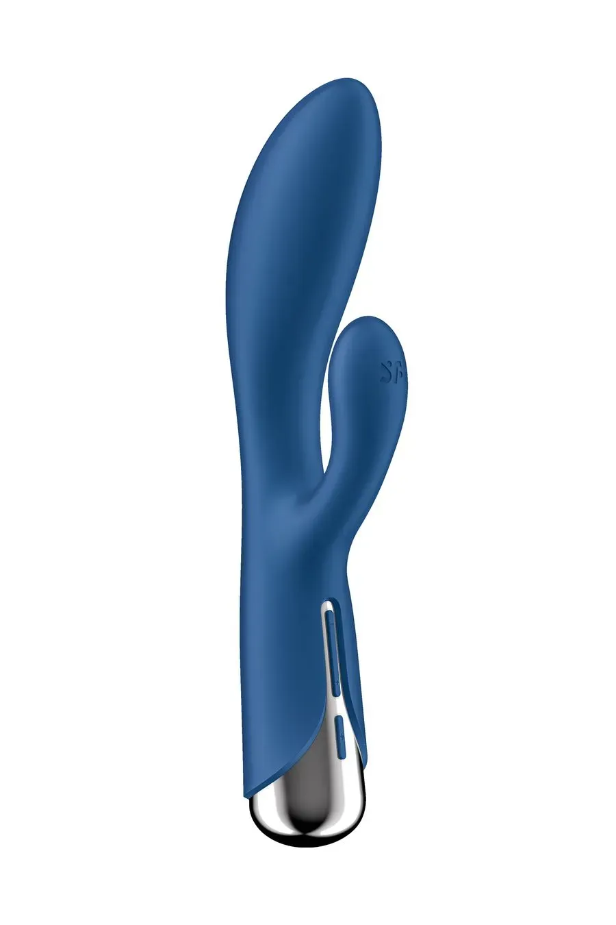 вибратор-кролик с ротацией satisfyer spinning rabbit 1, силикон, синий, 20,5 см в Воронеже