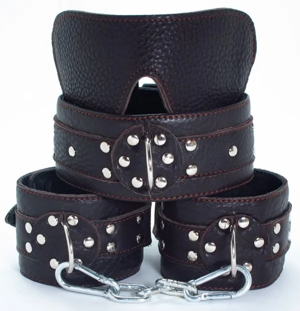 набор бдсм из мягкой кожи 53015ars в Воронеже