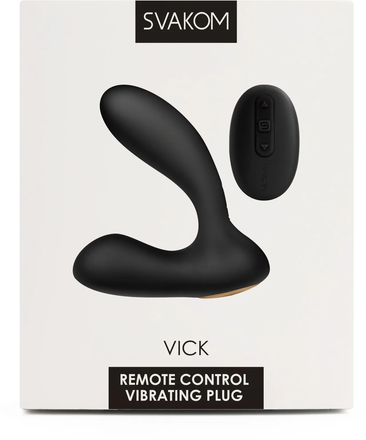 вибромассажер простаты vick black с пультом управления в Воронеже