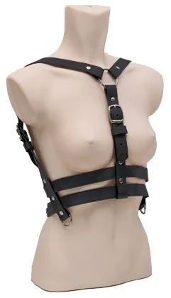 Бондажный комплект женский Lapin Rose с двойным ремнем, M-L