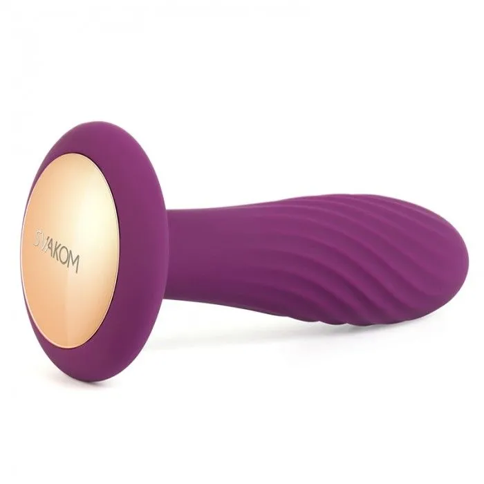 анальная пробка ребристая svakom bella, фиолетовая в Воронеже