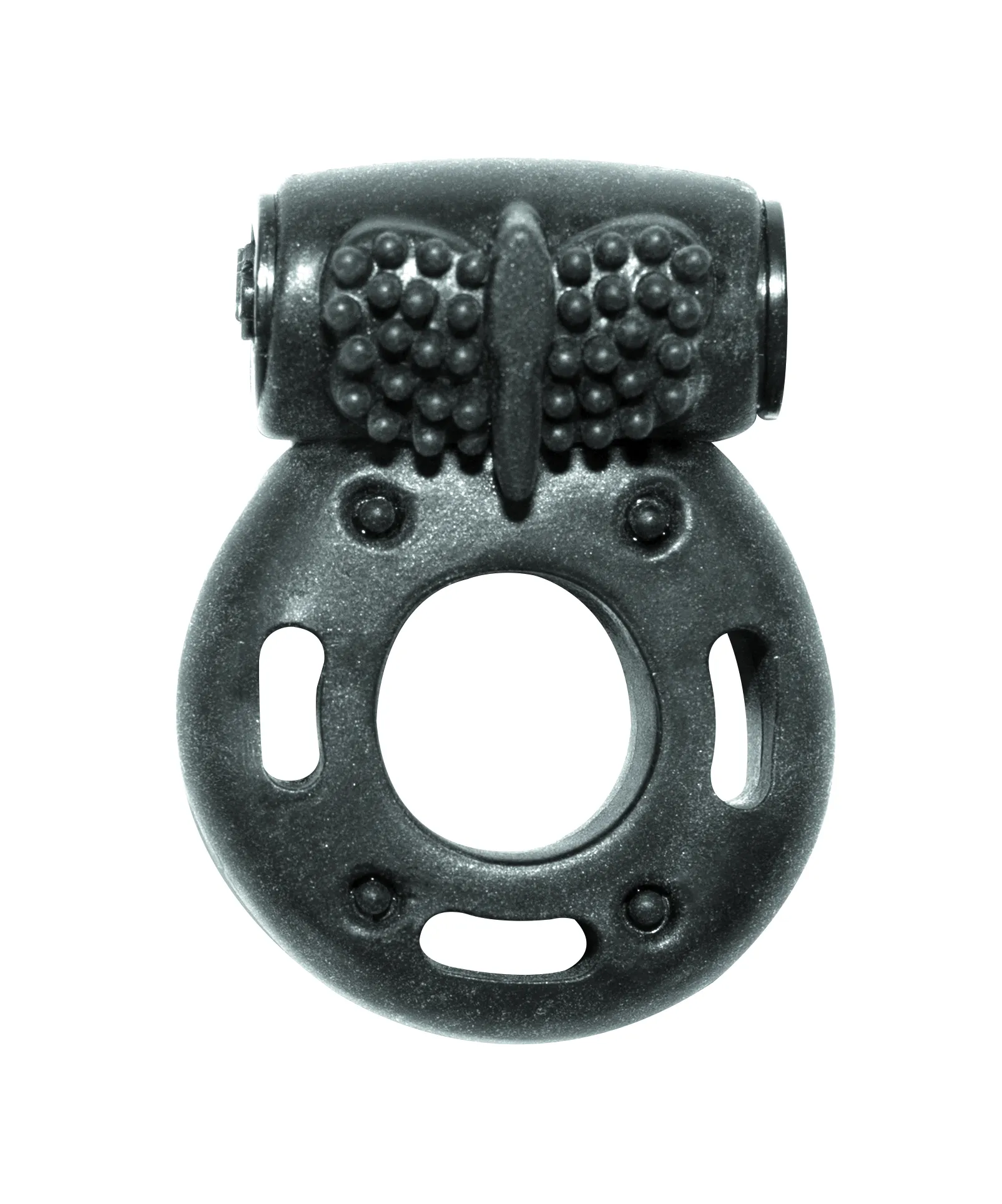 Эрекционное кольцо с вибрацией Rings Axle-pin black 0114-82Lola