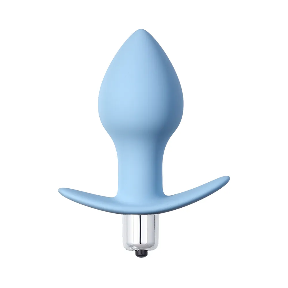 анальная пробка с вибрацией bulb anal plug blue (батарейки ааа) 5006-02lola в Воронеже