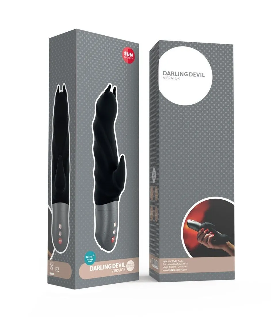 вибратор fun factory darling devil battery plus, черный в Воронеже