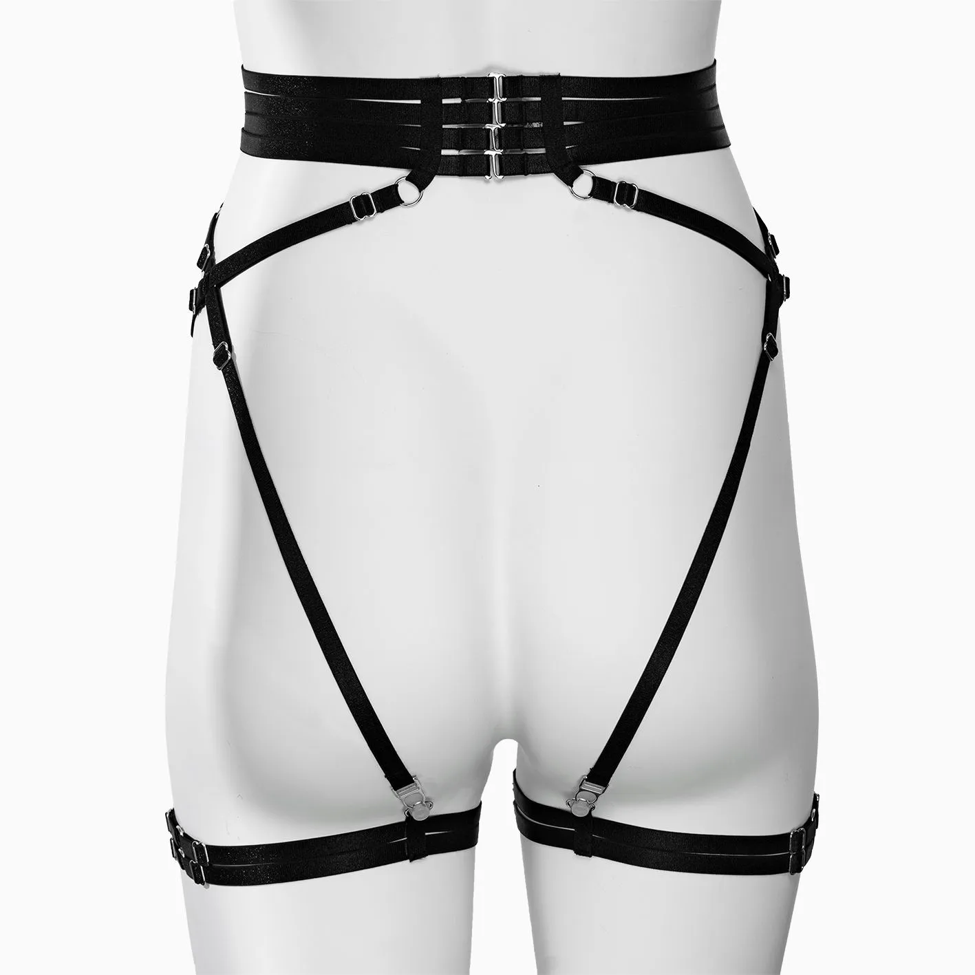 портупея pinkrabbit bandage elastic, чёрный в Воронеже