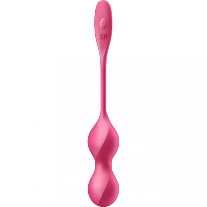 вагинальные шарики с вибрацией satisfyer love birds 2 connect app, с пультом ду, красный, 22,2 см в Воронеже
