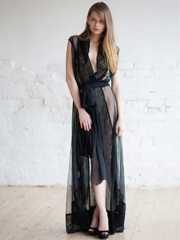 Халат Opium Luxury, черный